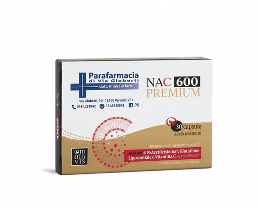 NAC600 - N-Acetilcisteina 600mg | 30 Capsule
