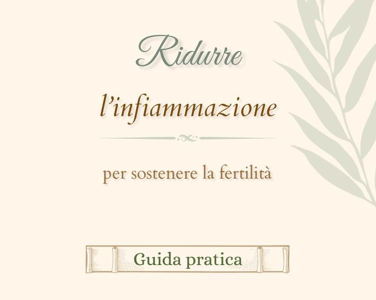 Guida per Ridurre l'Infiammazione e Migliorare la Fertilità